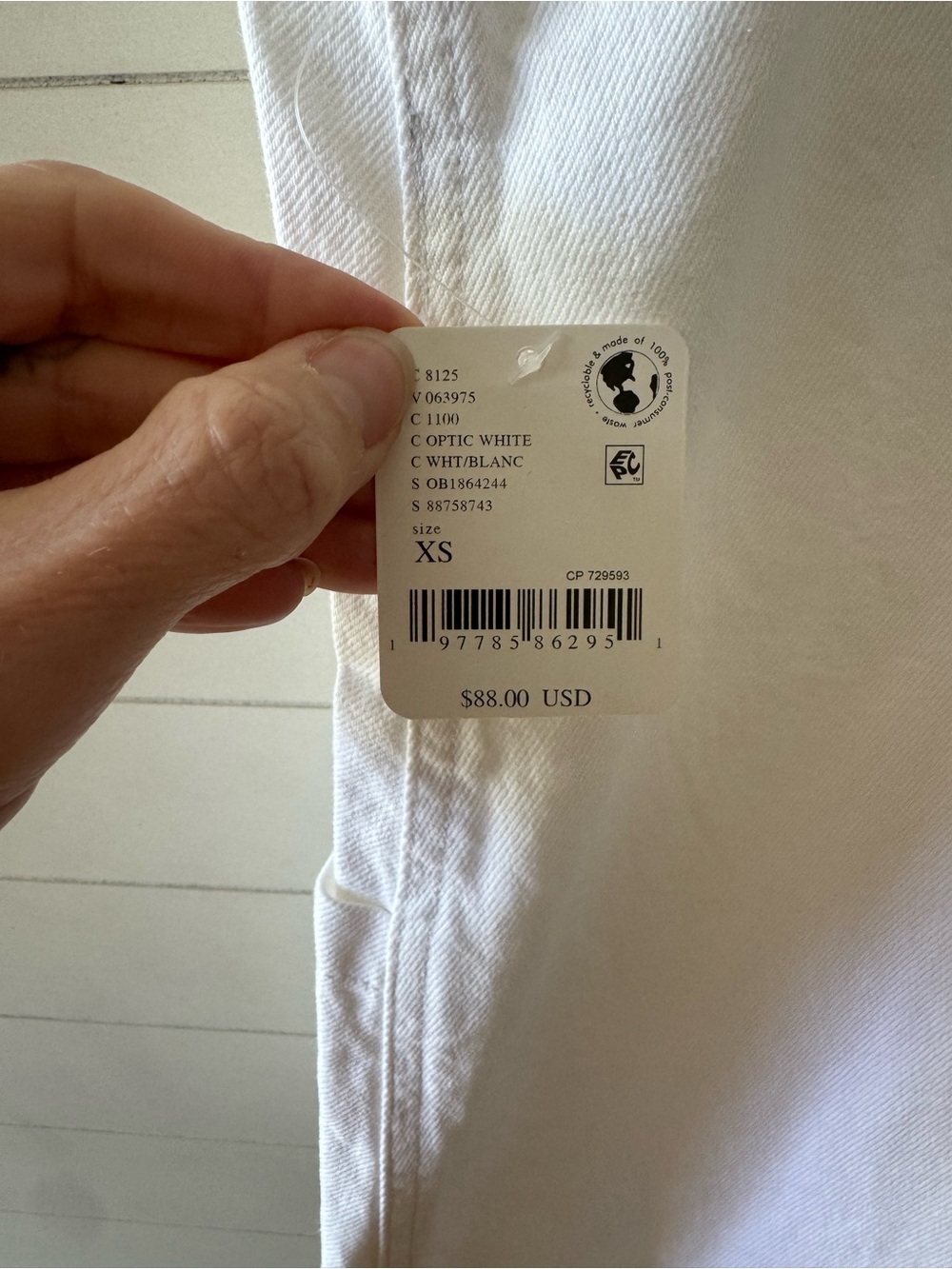 We The Free White High Roller Shortall - Picture 5 of 5